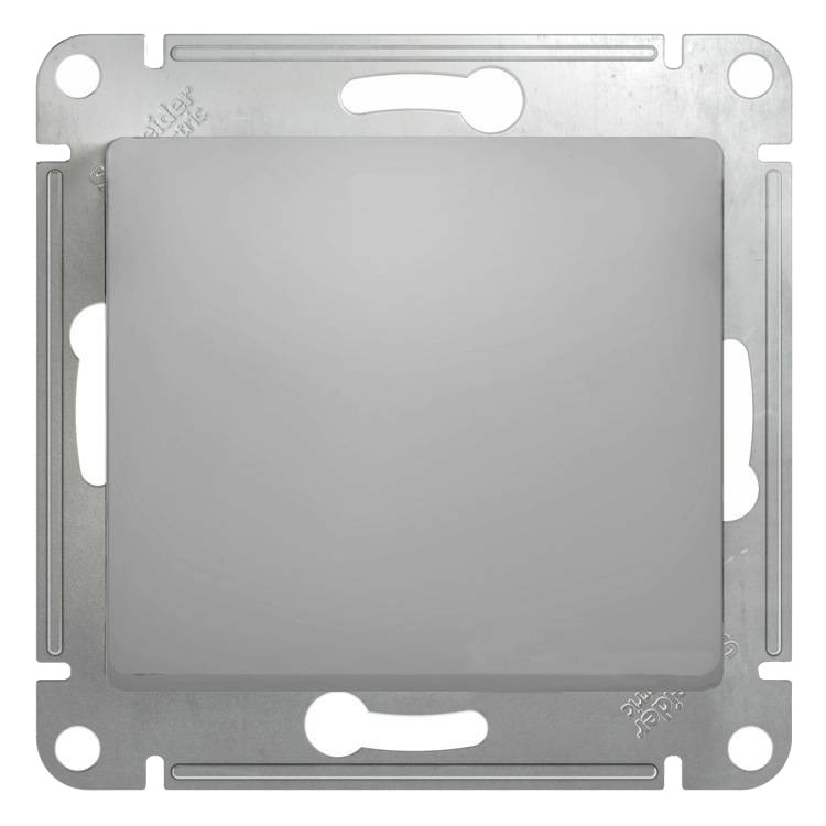 

Переключатель встраиваемый Schneider Electric Glossa GSL000361 одноклавишный проходной алюминий