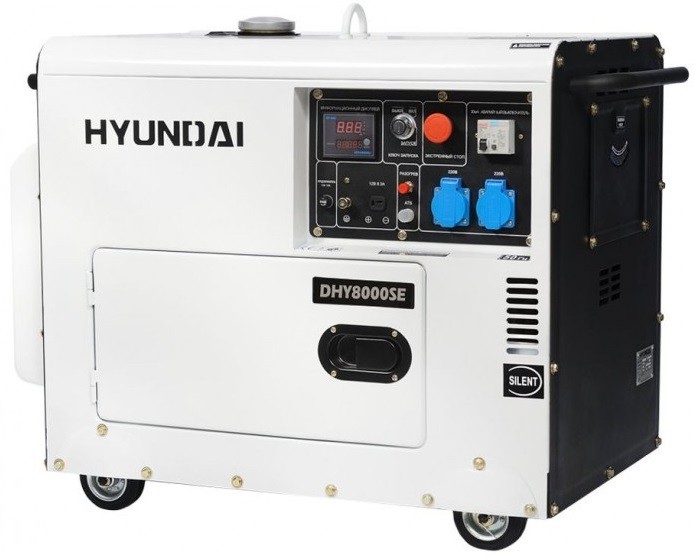 

Дизельный генератор Hyundai DHY 8000SE