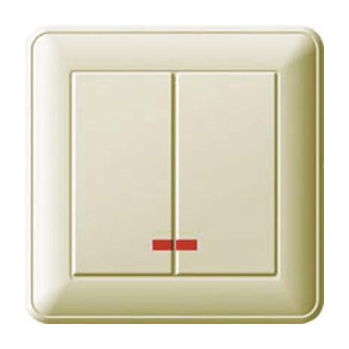 

Выключатель накладной Schneider Electric W59 VS516-251-28 двухклавишный с индикатором слоновая кость