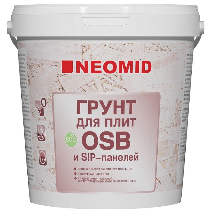 Купить Грунтовка акрилатная Neomid для OSB-плит 14 кг