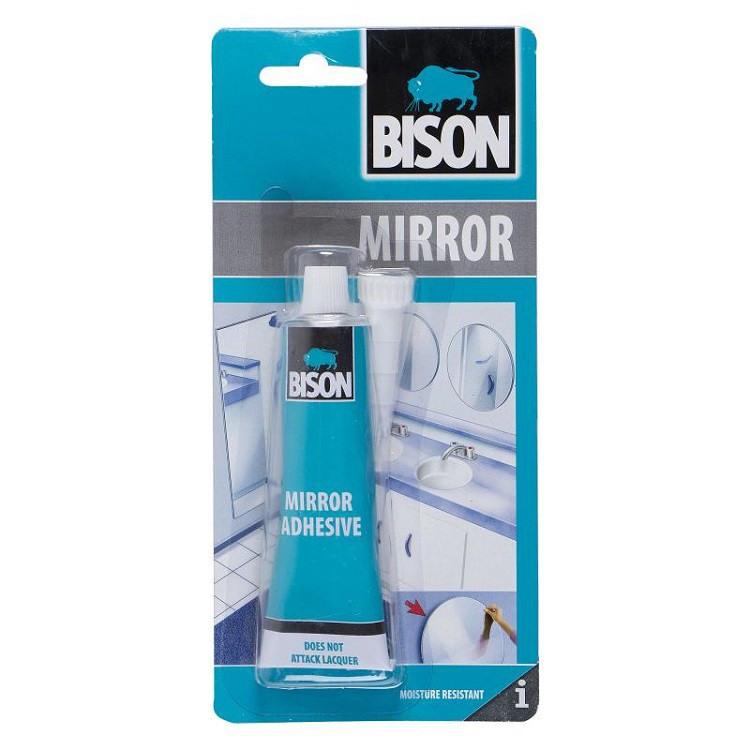 

Клей для зеркал Bison Mirror Adhesive 6305379 60 мл, Белый