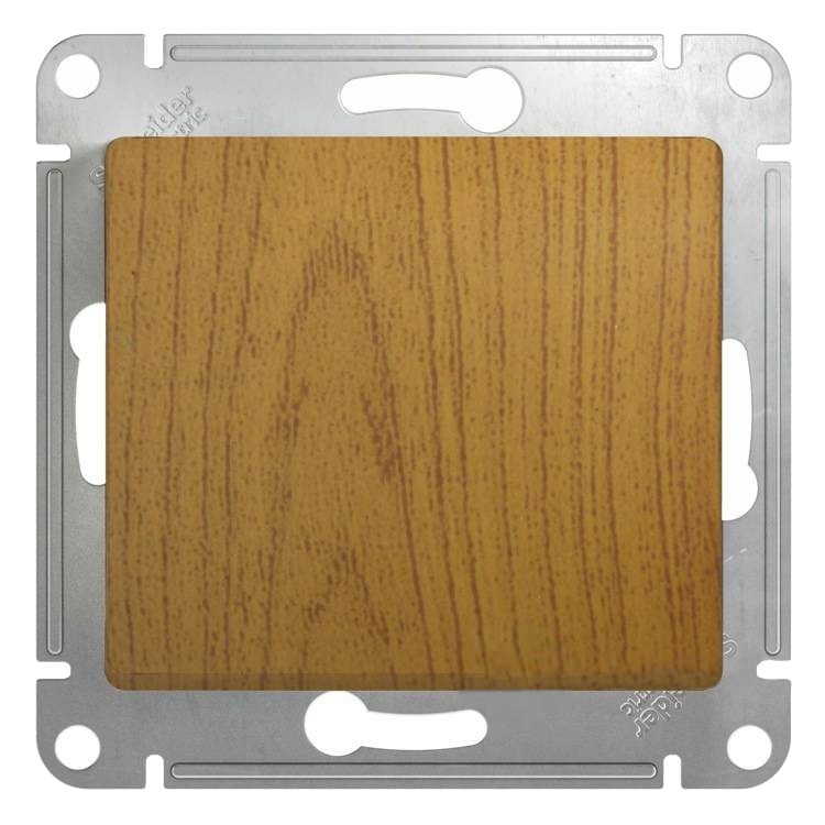 

Переключатель встраиваемый Schneider Electric Glossa GSL000561 одноклавишный дуб