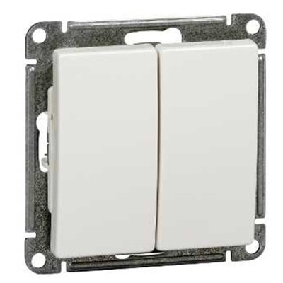 

Выключатель встраиваемый Schneider Electric W59 VS510-252-1-86 двухклавишный белый