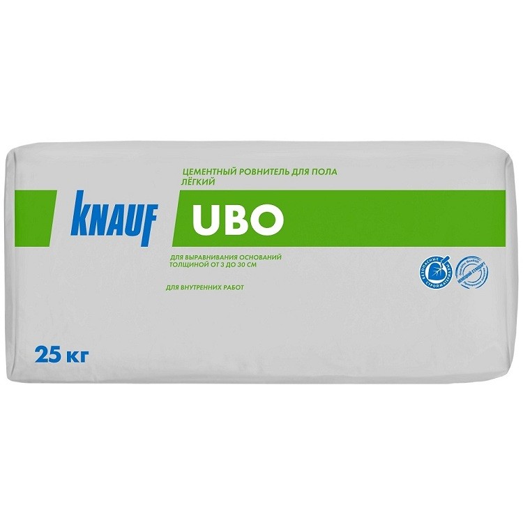 

Стяжка пола Кнауф Ubo цементная легкая 25 кг