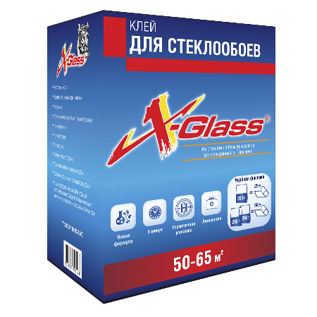 Купить Клей обойный X-Glass для стеклообоев 500 г