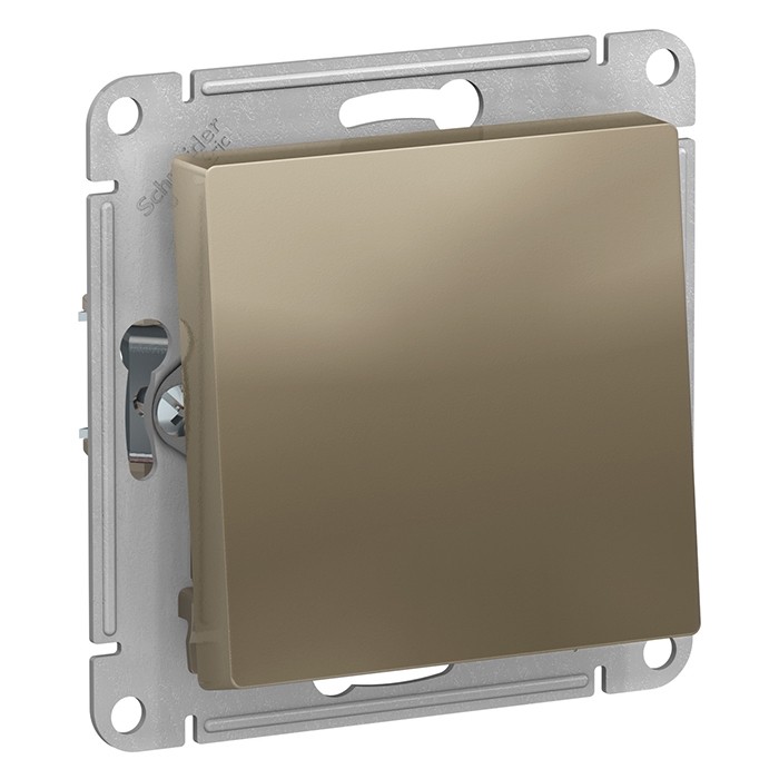

Переключатель встраиваемый Schneider Electric AtlasDesign ATN000561 одноклавишный шампань