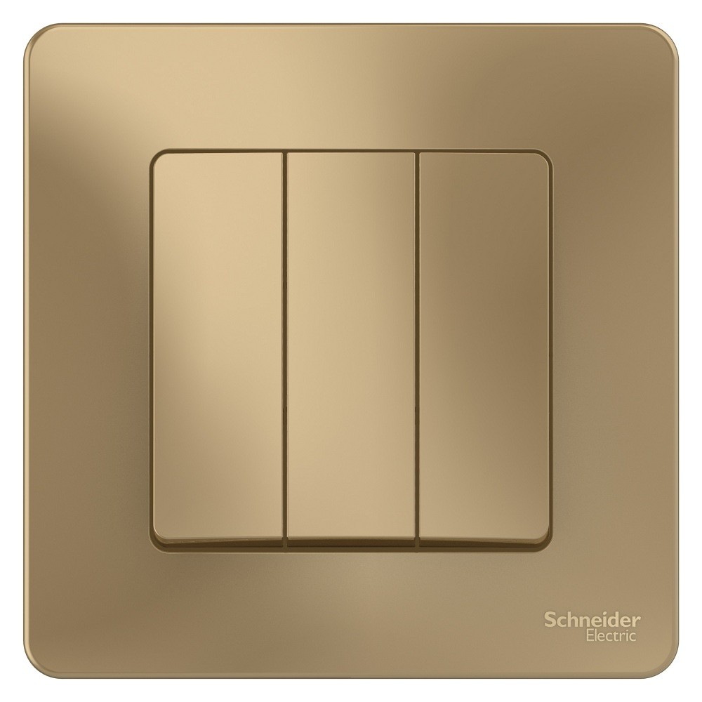 

Выключатель накладной Schneider Electric Blanca BLNVS100504 трехклавишный титан