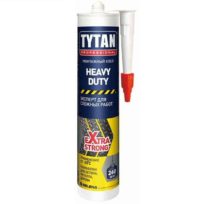 Купить Клей монтажный Tytan Professional Heavy Duty для сложных работ бежевый 310 мл