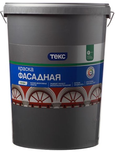

Текс в/д Профи основа А, 18 л, Краска фасадная, Бежевый