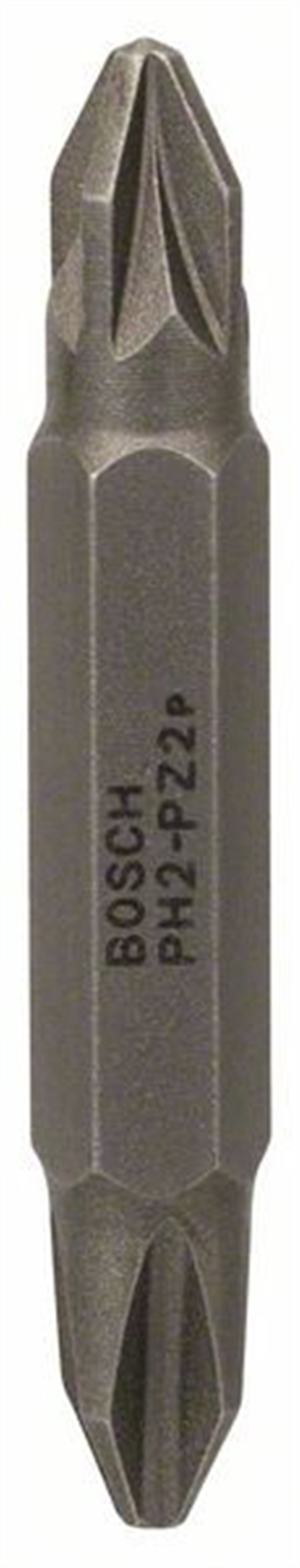 

Бита для шуруповерта двусторонняя Bosch PH2/PZ2, длина 45 мм