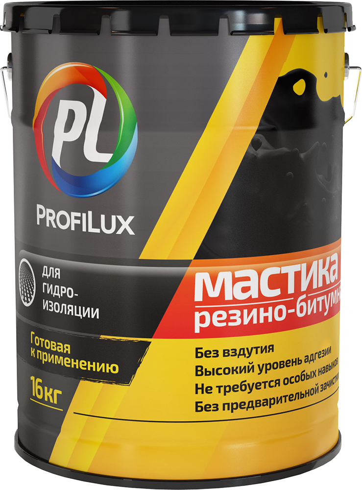 Купить Мастика резино-битумная Profilux 1.8 кг
