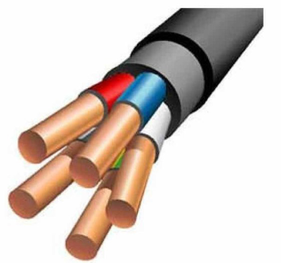 

ВВГнг(А)-LS 5х4 мм2, Кабель силовой медный (ГОСТ)