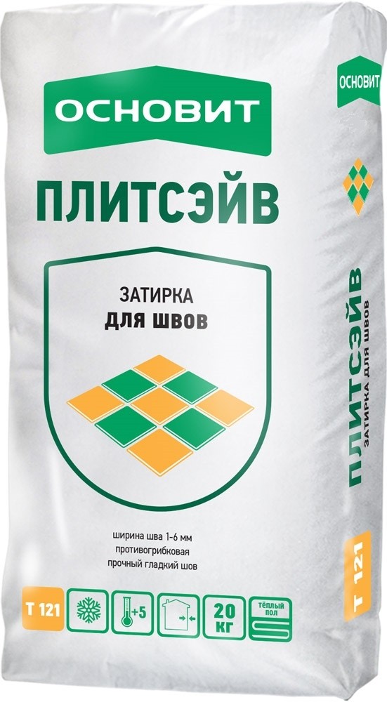 

Основит Плитсэйв ХС6 Е 010, 20 кг, Затирка для узких швов, Белый