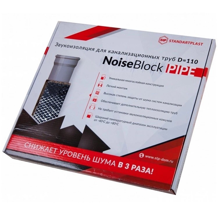 Купить Standartplast NoiseBlock Pipe 500х385х6.7 мм