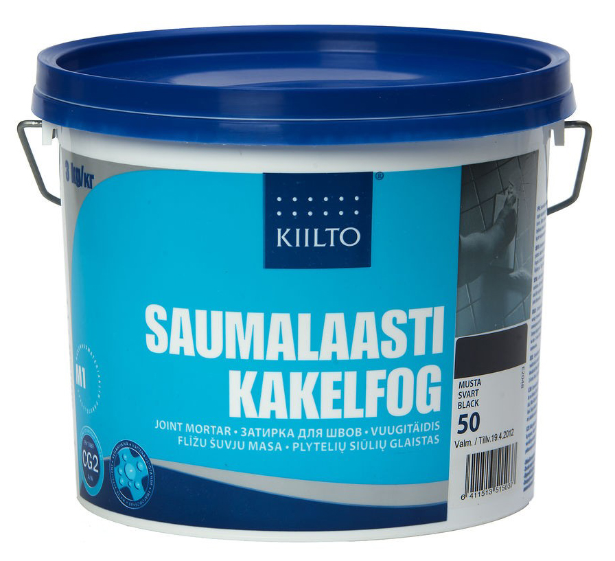 

Kiilto Saumalaasti 65, 3 кг, Затирка, Зеленый