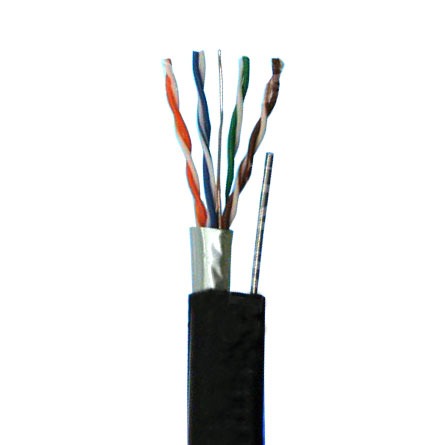 

FTP 4х2 LC Cat 5e, Кабель сетевой (витая пара) внешний с тросом