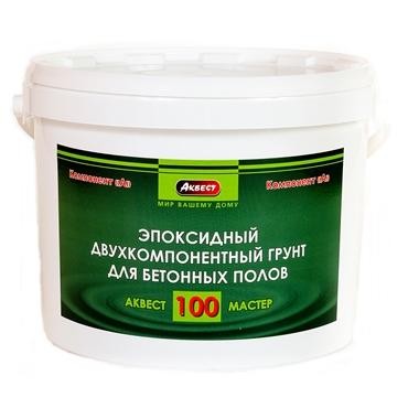 Грунт эпоксидный Аквест-100 двухкомпонентный для бетонных полов 5 кг