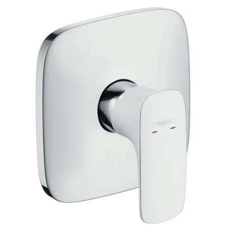 

Внешняя часть смесителя для душа Hansgrohe PuraVida Highflow 15677400 белый/хром