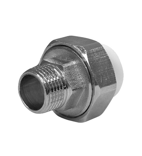 

Муфта 20х1/2″ (внешняя резьба), разъемная американка,