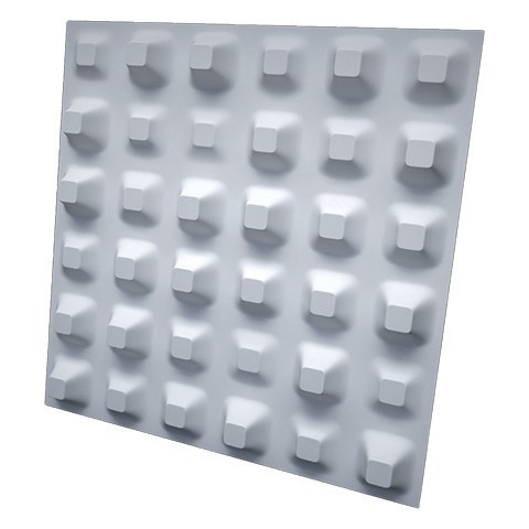 Дизайнерская 3D панель из гипса Artpole Chaos 600х600 мм