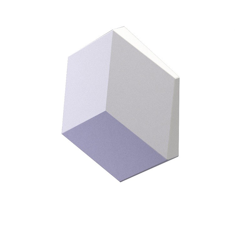 Дизайнерская 3D панель из гипса Artpole Cube-solo 200x173x35 мм