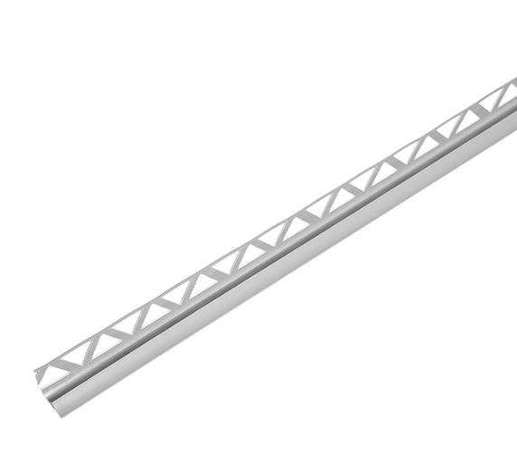 

Уголок 7 мм 2.5 м светло-серый, для кафельной плитки внутренний