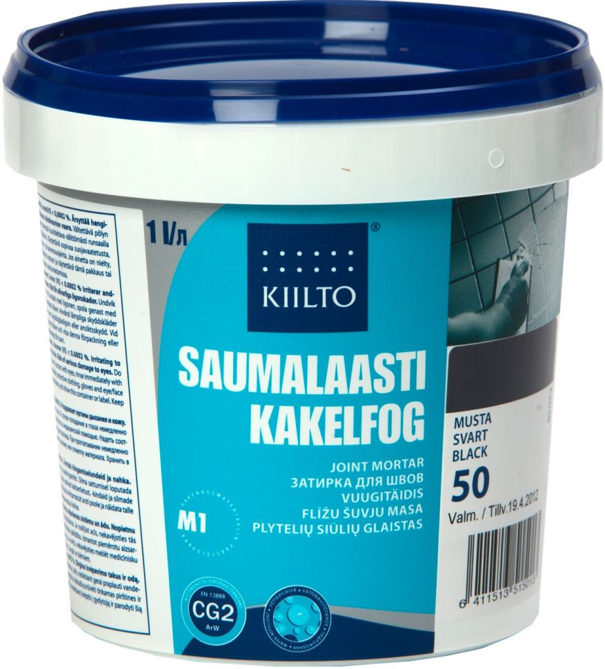 

Kiilto Saumalaasti 94, 1 кг, Затирка синяя, Синий