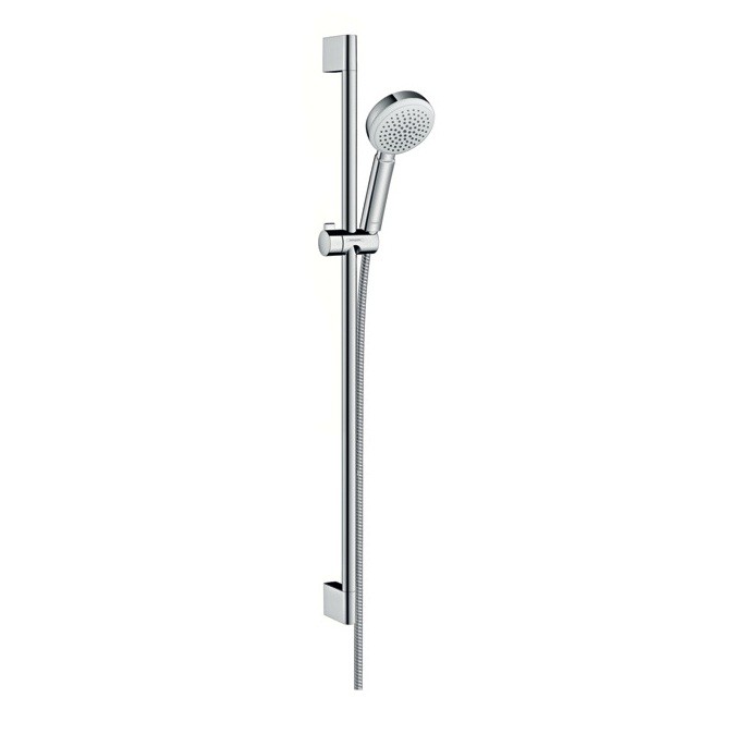 

Душевой гарнитур Hansgrohe Crometta 100 1 jet EcoSmart 26663400, Хром