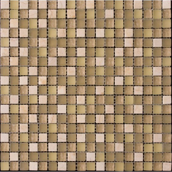 

Мозаика из стекла и мрамора Natural Pastel PST-317, Коричневый