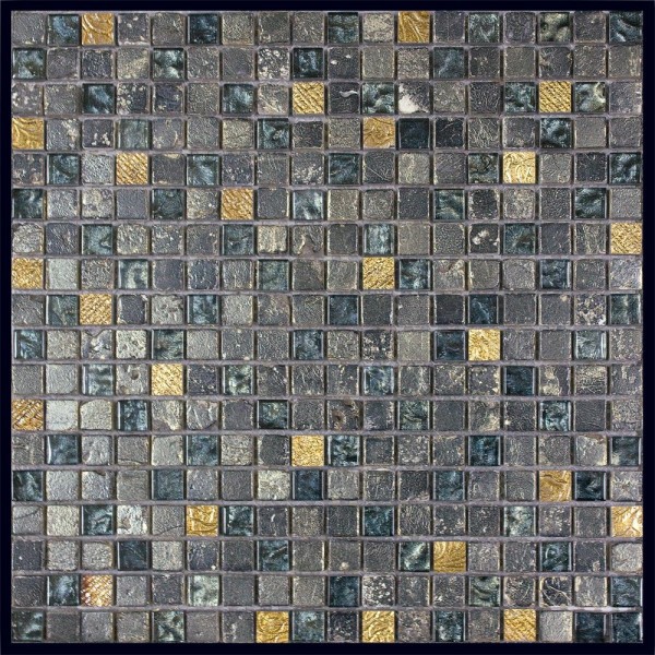 Купить Мозаика из стекла, мрамора и агломерата Natural Inka BDA-1597