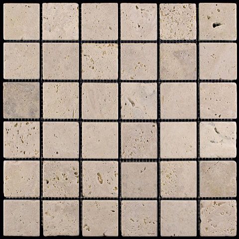 

Мозаика из травертина Natural Adriatica М090-48Т, Бежевый