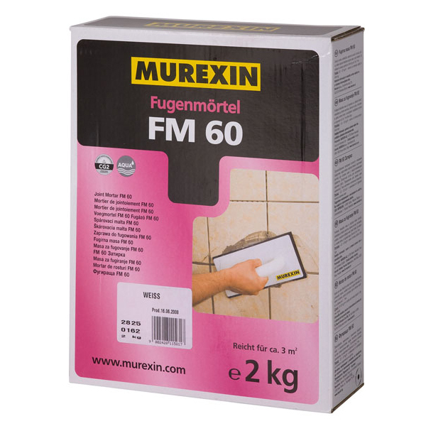 

Murexin FM 60, 2 кг, Затирка для средних швов антрацит, Темно-серый