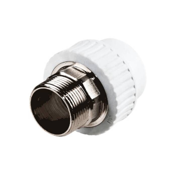 

Муфта PP-R комбинированная под ключ белая НР Дн 90х3" VALFEX 10135090