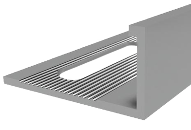 

Профиль алюминиевый для кафельной плитки наружный угол серебро 10х2700 мм