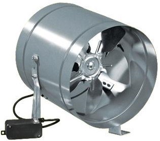 Купить Вентилятор канальный осевой Вентс ВКОМц 200 оцинкованный D200 мм