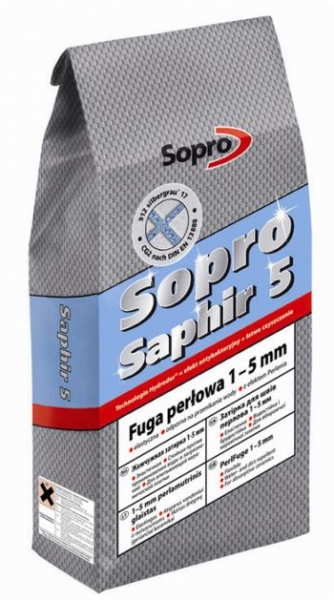 

Sopro Saphir 5 14, 2 кг, Затирка для узких швов, Серый