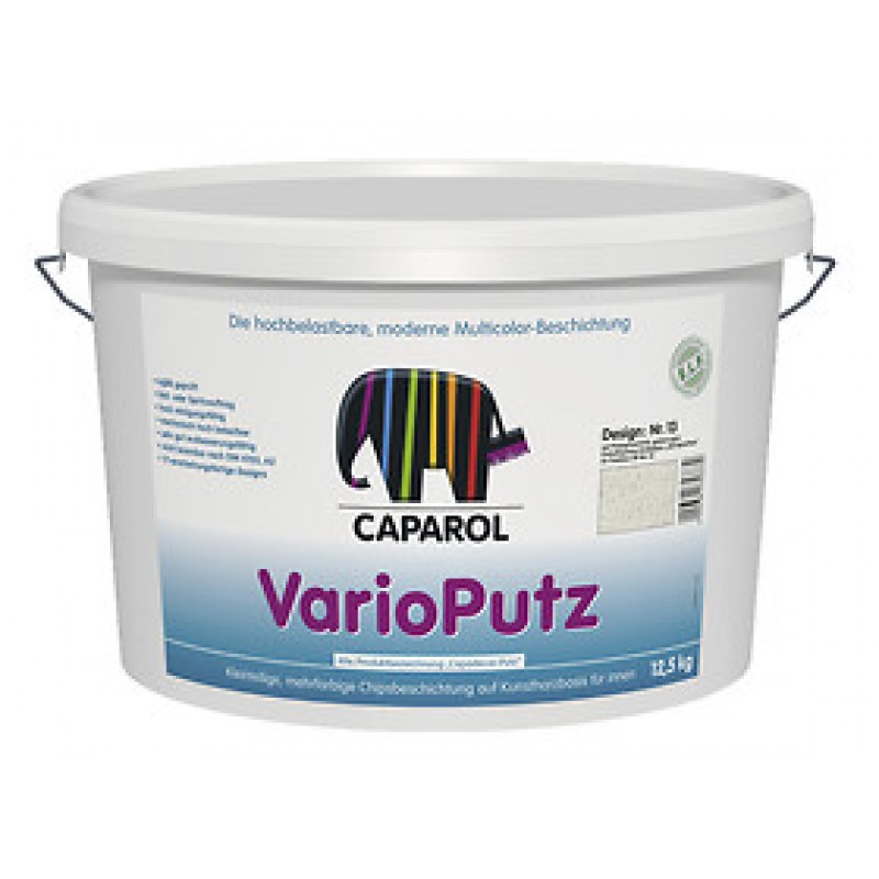Caparol VarioPutz, 12,5 кг, Штукатурка декоративная полимерная серая 13