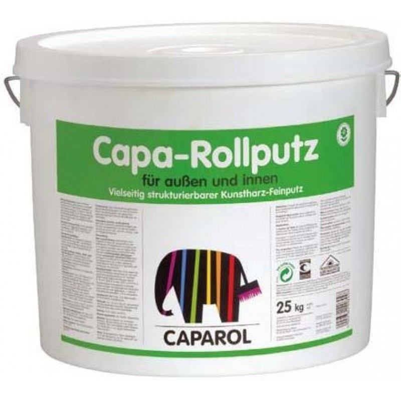 Caparol Capa-Rollputz, 25 кг, Штукатурка декоративная дисперсионная