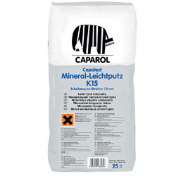Caparol Capatect Mineral Leichtputz K 15, 25 кг, Штукатурка декоративная минеральная