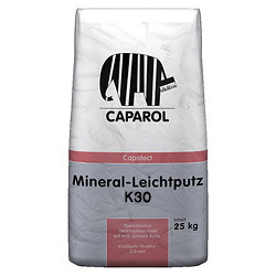 Caparol Capatect Mineral Leichtputz K 30, 25 кг, Штукатурка декоративная минеральная