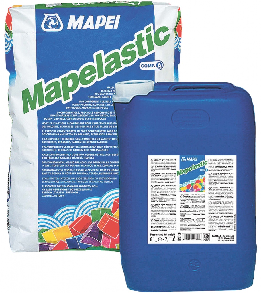 Mapei Mapelastic, 32 кг, Гидроизоляционный состав двухкомпонентный