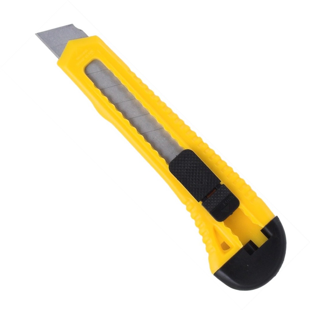 Нож строительный сегментный Эконом лезвие 18 мм