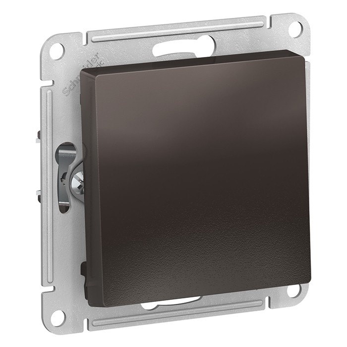 

Выключатель встраиваемый одноклавишный Schneider Electric AtlasDesign ATN000611 мокко