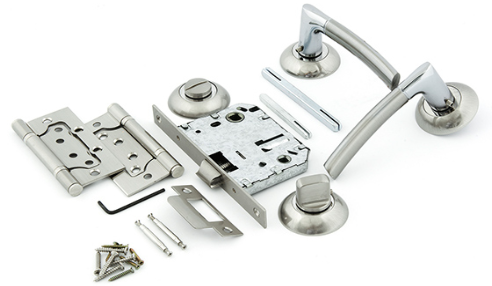 

Комплект для двери ФЗ FZ SET 01-C 170 2H BK SN матовый никель