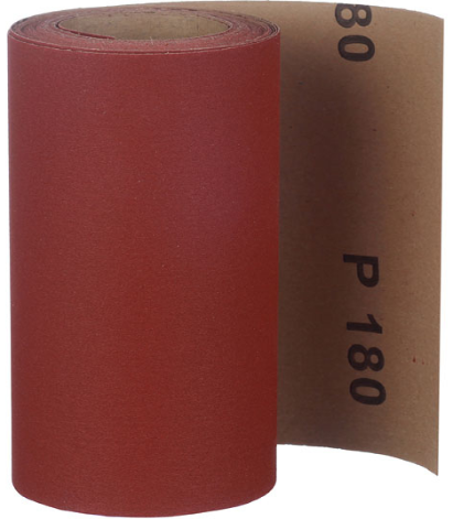 Наждачная бумага P180 115 мм, 5 м коричневая