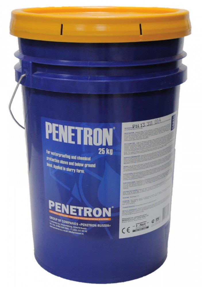 Купить Гидроизоляционный состав однокомпонентный Пенетрон 25 кг