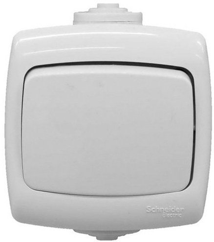 

Переключатель одноклавишный Schneider Electric Рондо VA66-102B-BI(белый
