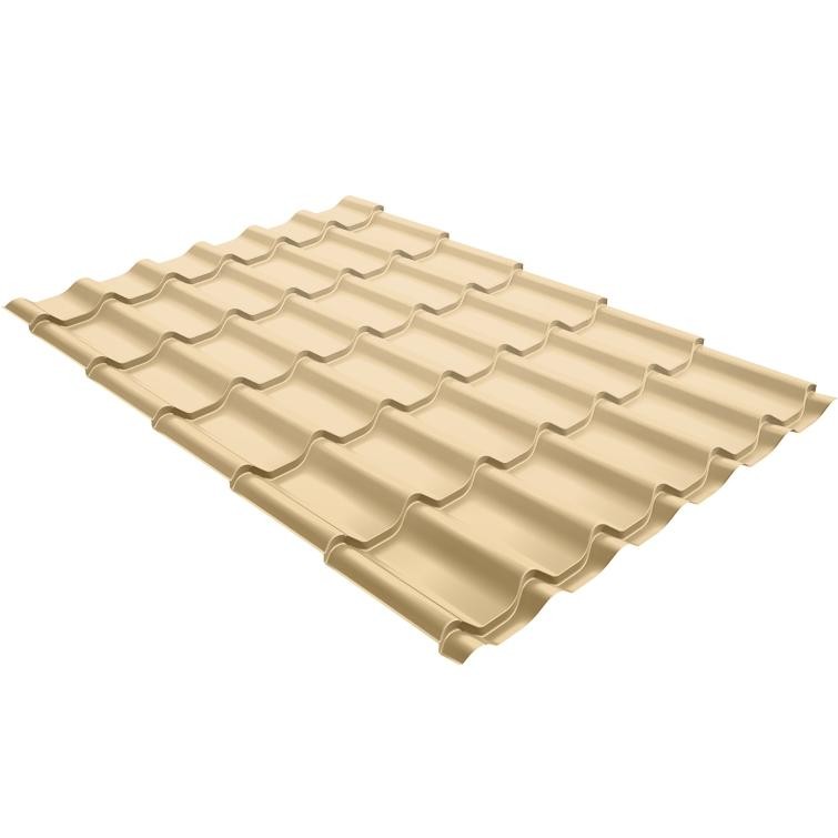 

Металлочерепица Grand Line Optima Classic Satin 0,5 мм RAL 1014 резка, Бежевый