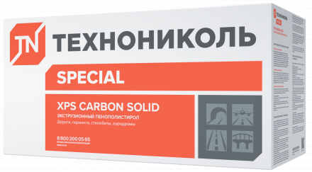 Экструдированный пенополистирол Технониколь Carbon SolID 500 тип А 1180х580х60 мм 7 шт/4.79 м2