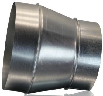 

Переход вентиляционный из нержавеющей стали D200х150 мм